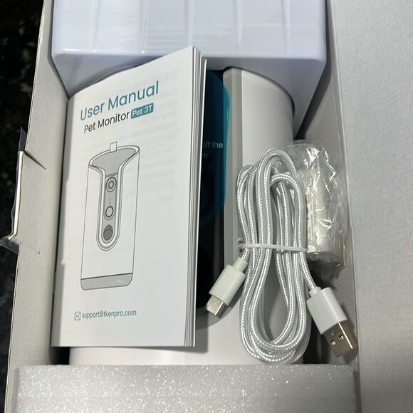 TKENPRO 2K Pet Camera Treat Dispenser, 360°View Dog Camera - Picture 6 of 7